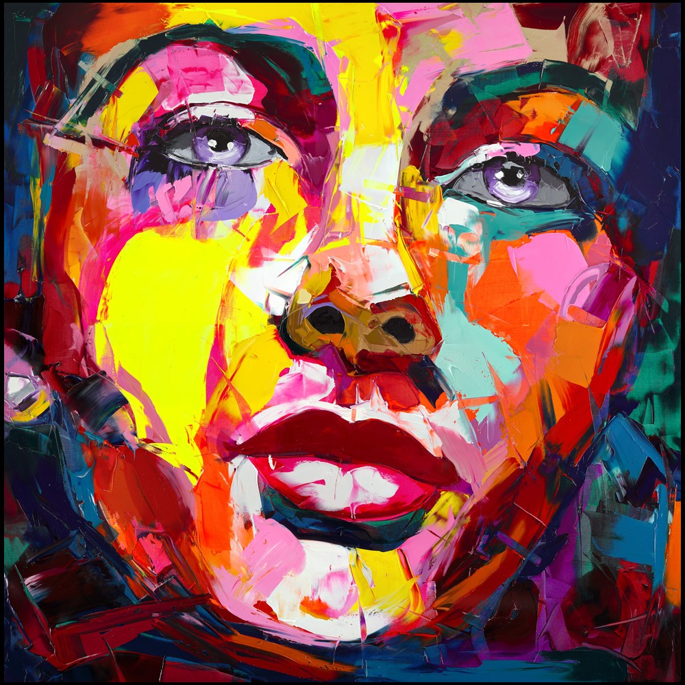 Francoise Nielly Portrait Palette Painting Expression Face164